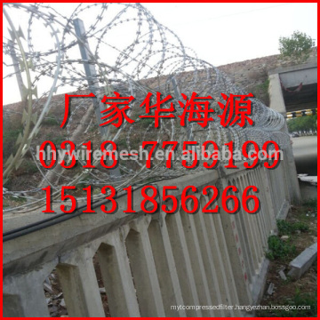 hot sales SS304 razor wire galvanized concertina razor wire BTO22 razor barbed wire